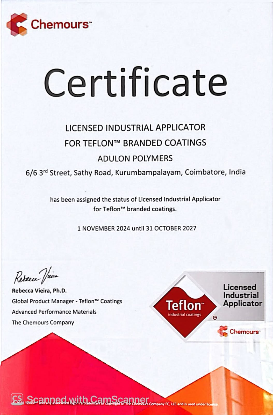 Certificate 2